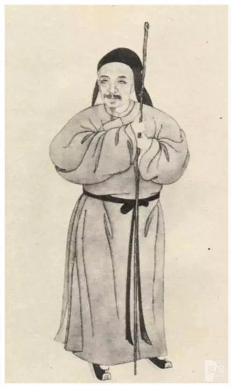 清嘉庆 李兆洛制“松下清斋折露葵”黄花梨笔筒 - 图2